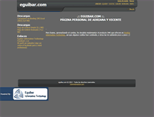 Tablet Screenshot of eguibar.com